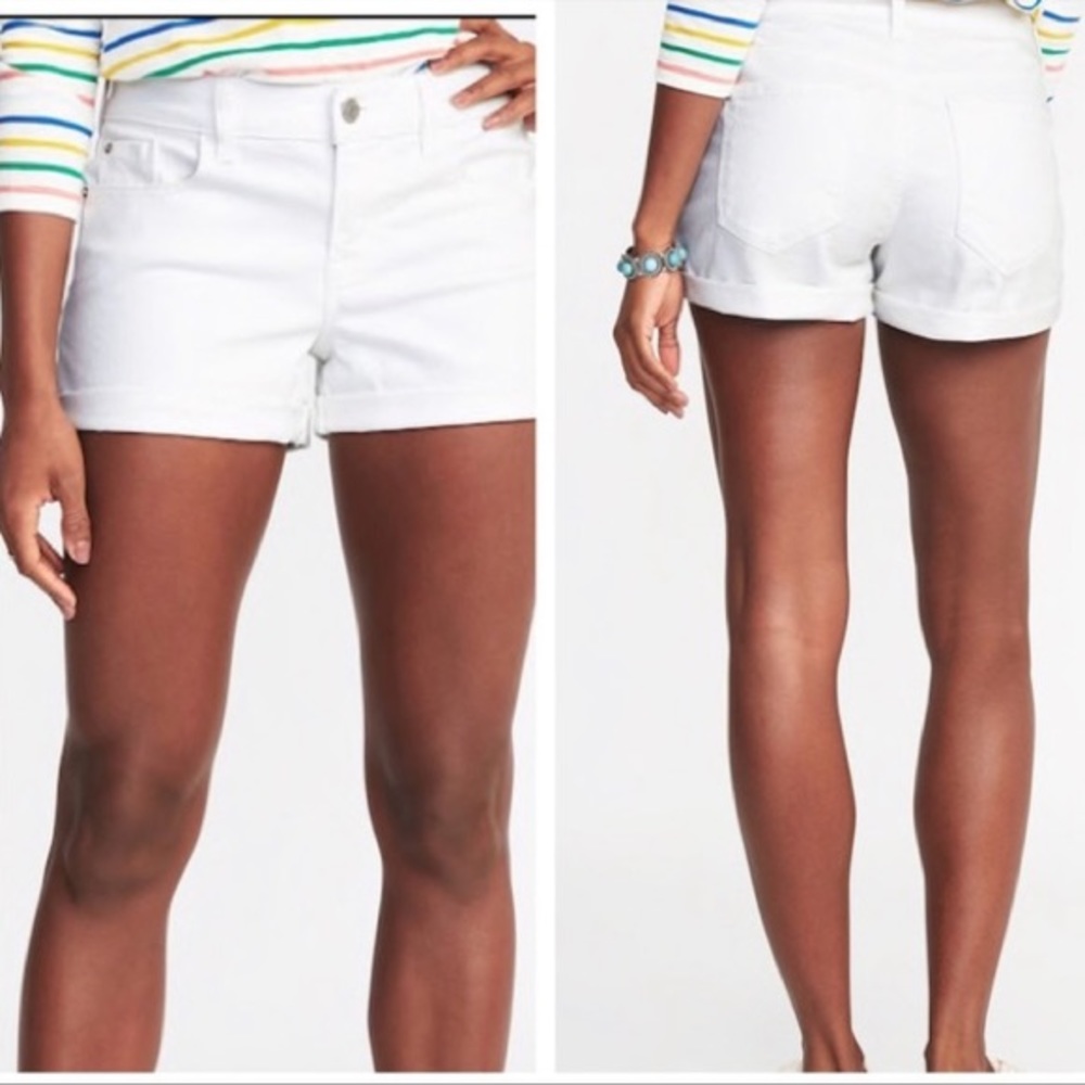 Old Navy Boyfriend Style Mid Rise Jean Shorts